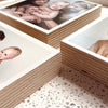 On a Block - Square Wood Photo block Set of 4