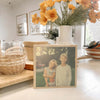 On a Block - Square Wood Photo block Set of 6