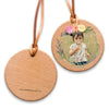 On a Block - Sweet Spring Garden - Wood Photo Ornament