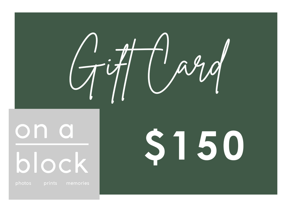 On A Block Digital Gift Card or voucher $150